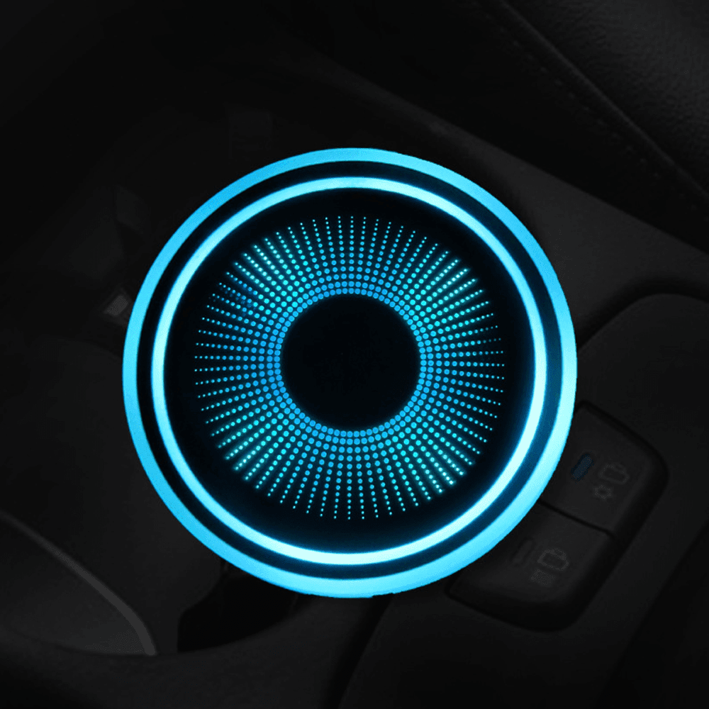 Universal Halo Car LED Smart Glow Coaster