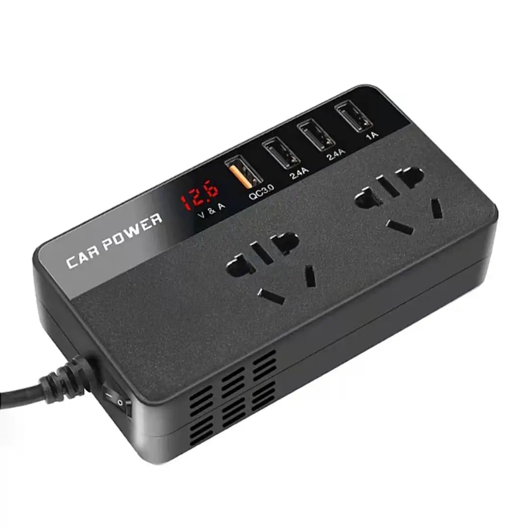 200W Car Inverter Sine Wave Inverter 3.0 Fast Charge Socket