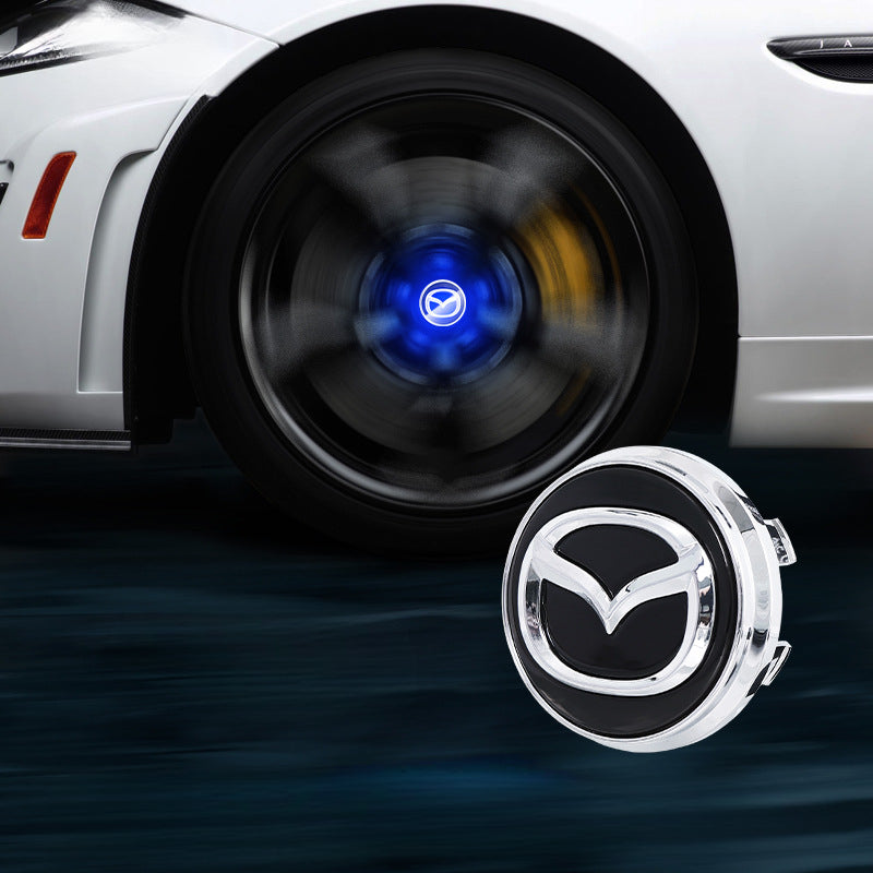 Suitable For Mazda Magnetic Suspension Hub Caps & LED Suspension Luminous Wheel Hub Lights