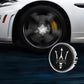 Suitable For Maserati Magnetic Suspension Hub Caps & LED Suspension Luminous Wheel Hub Lights