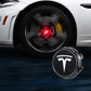 Suitable For Tesla Magnetic Suspension Hub Caps & LED Suspension Luminous Wheel Hub Lights