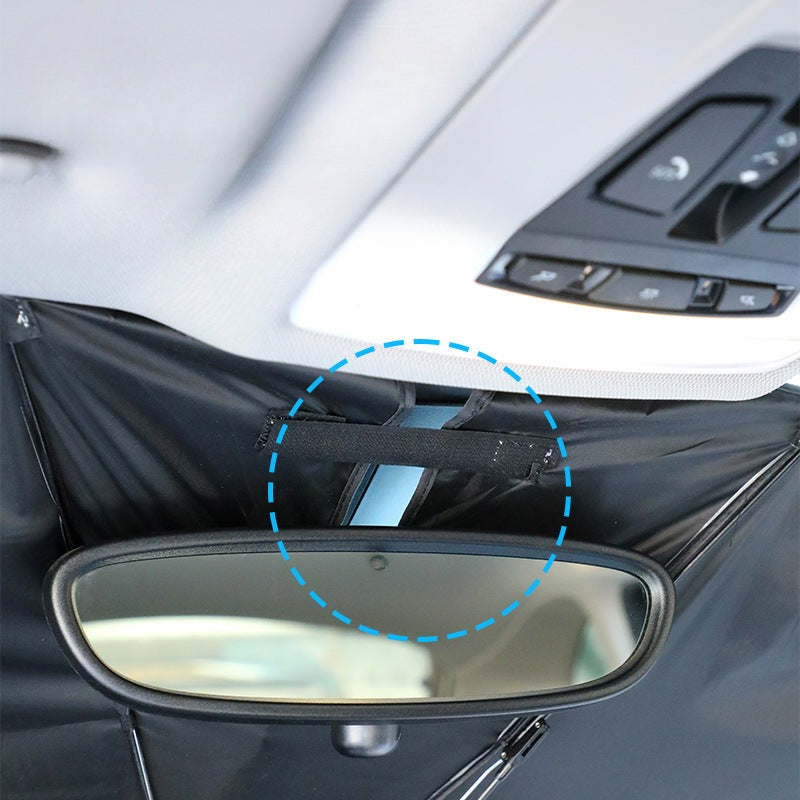 New 360° Bendable Handle Car Parasol Car Front Windshield Sun Protection Heat Shield Universal Car Parasol