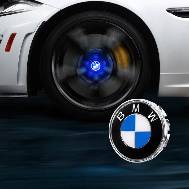 Suitable For BMW Magnetic Suspension Hub Caps & LED Suspension Luminous Wheel Hub Lights