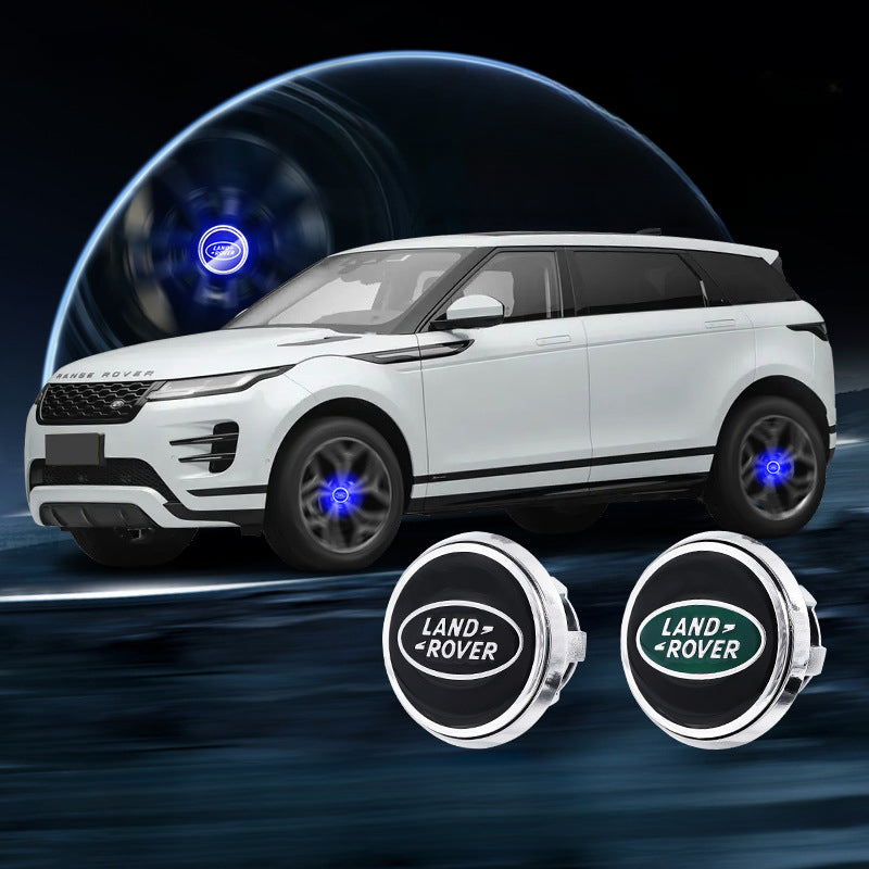 Suitable For Land Rover Magnetic Suspension Hub Caps & LED Suspension Luminous Wheel Hub Lights