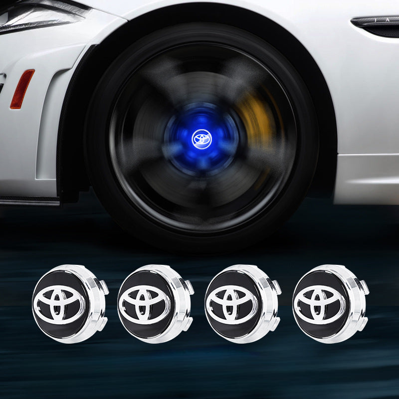 Suitable For Toyota & Crown Magnetic Suspension Hub Caps & LED Suspension Luminous Wheel Hub Lights