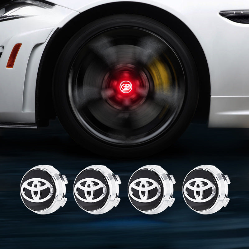 Suitable For Toyota & Crown Magnetic Suspension Hub Caps & LED Suspension Luminous Wheel Hub Lights