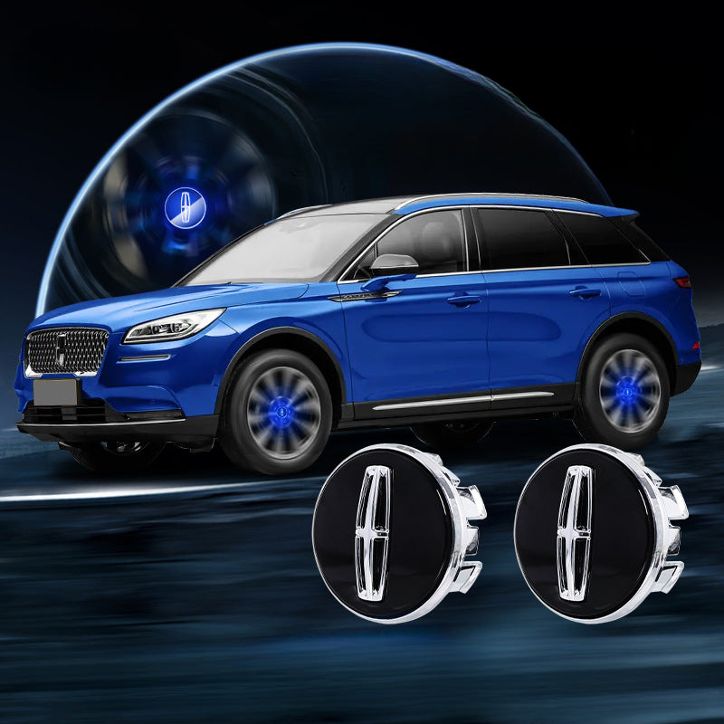 Suitable For Lincoln Magnetic Suspension Hub Caps & LED Suspension Luminous Wheel Hub Lights